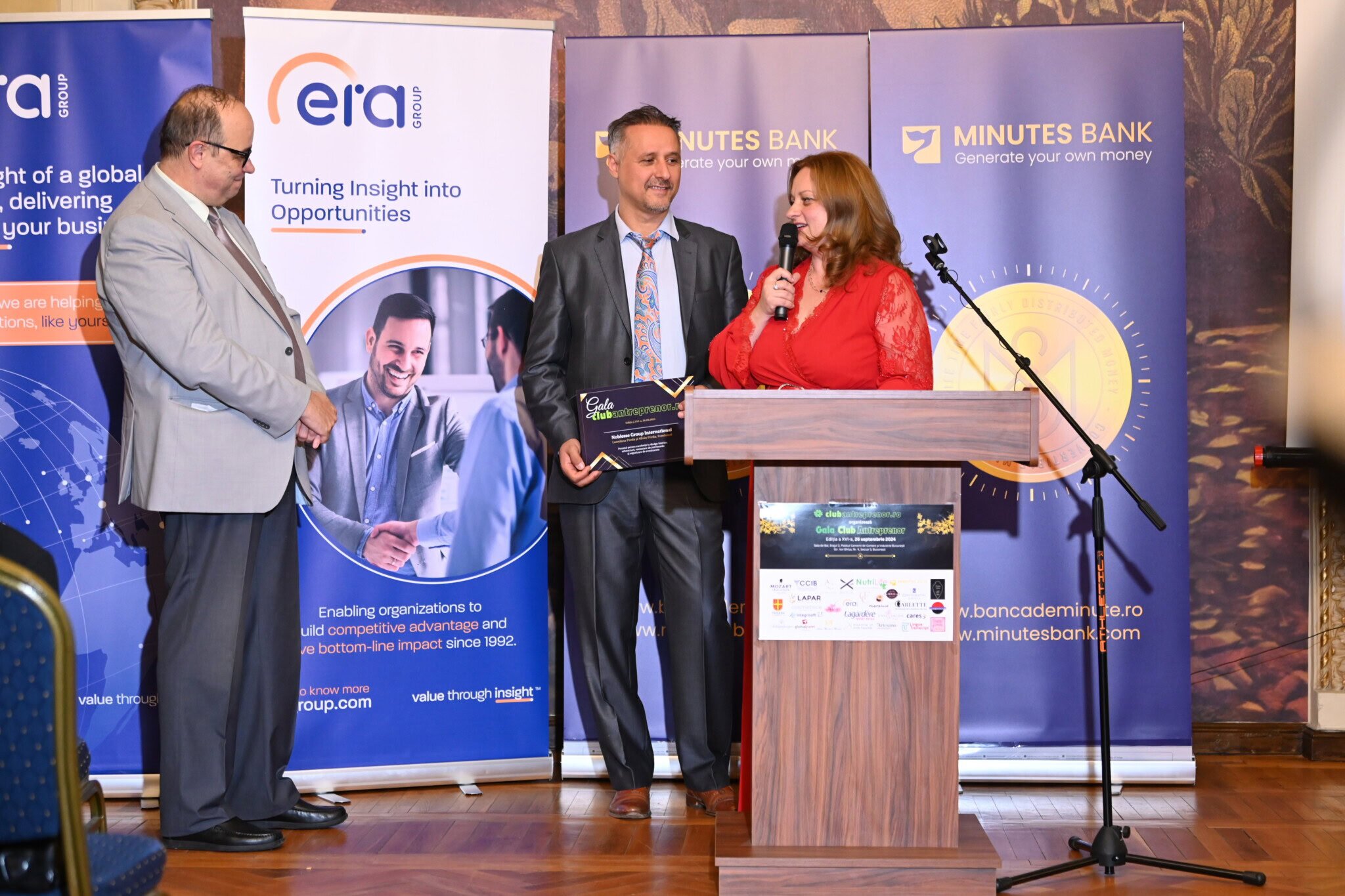 Noblesse Group International a fost premiat la Gala Club Antreprenor
