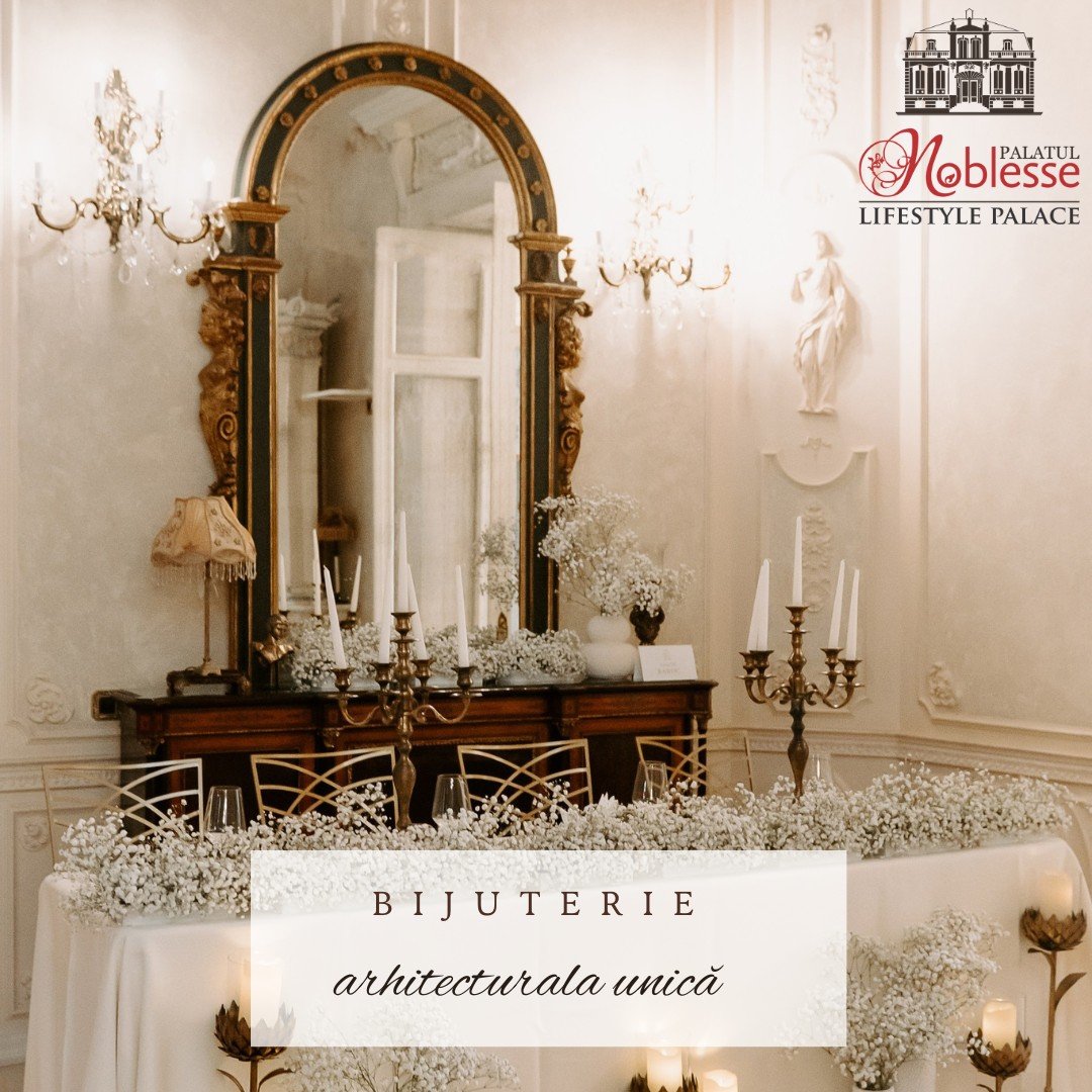 Tematică de nuntă diafană la Palatul Noblesse