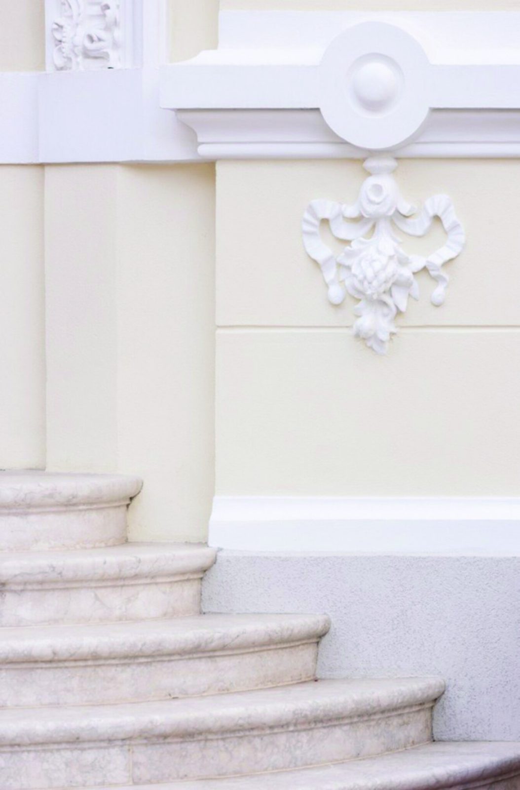 Detaliu decorativ restaurat la Palatul Noblesse