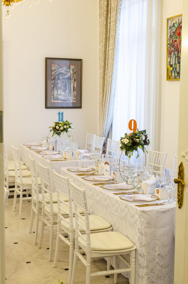 Salon amenajat pentru un botez — Palatul Noblesse