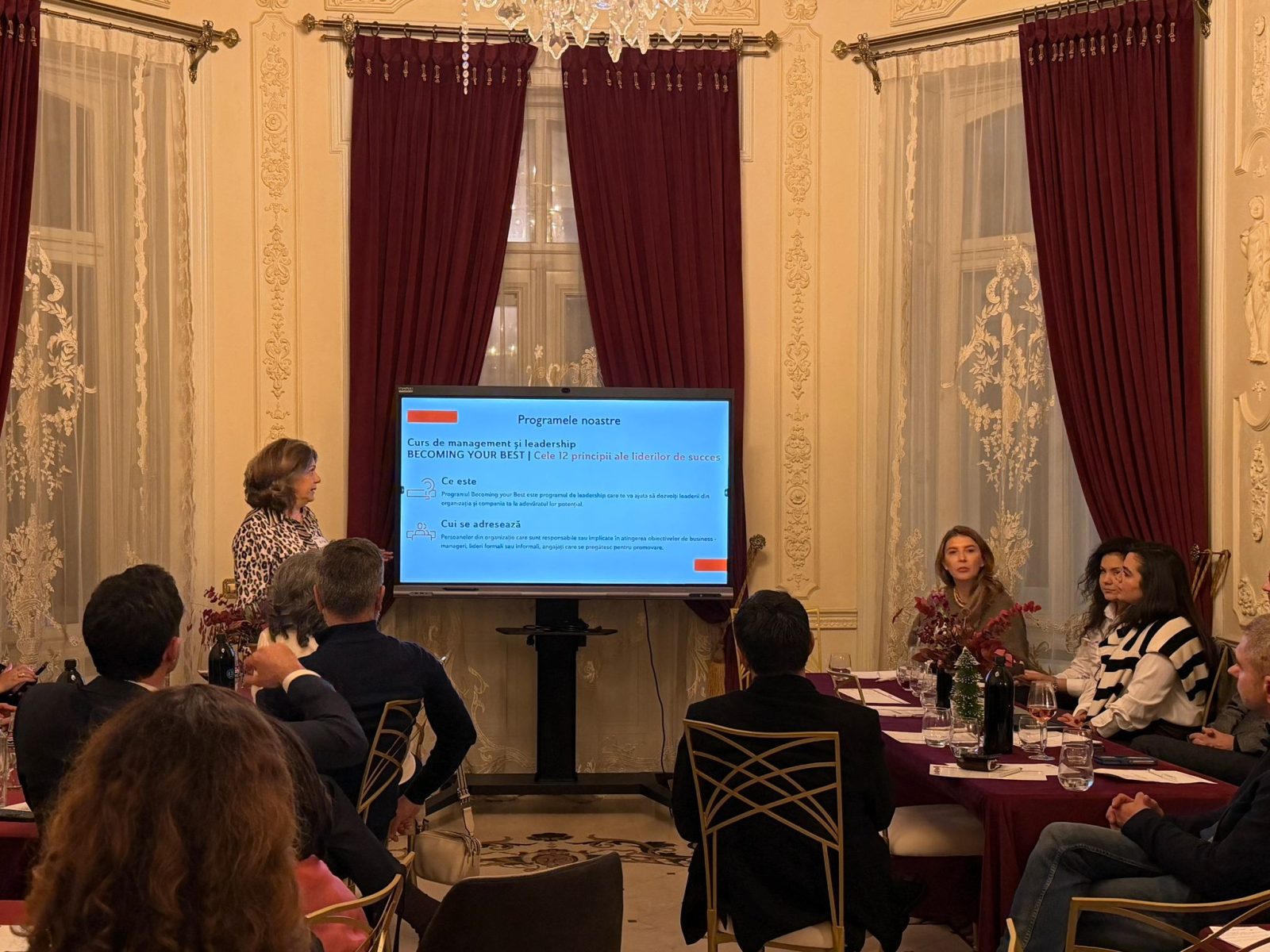 Întâlnire de business BNI în palat istoric București