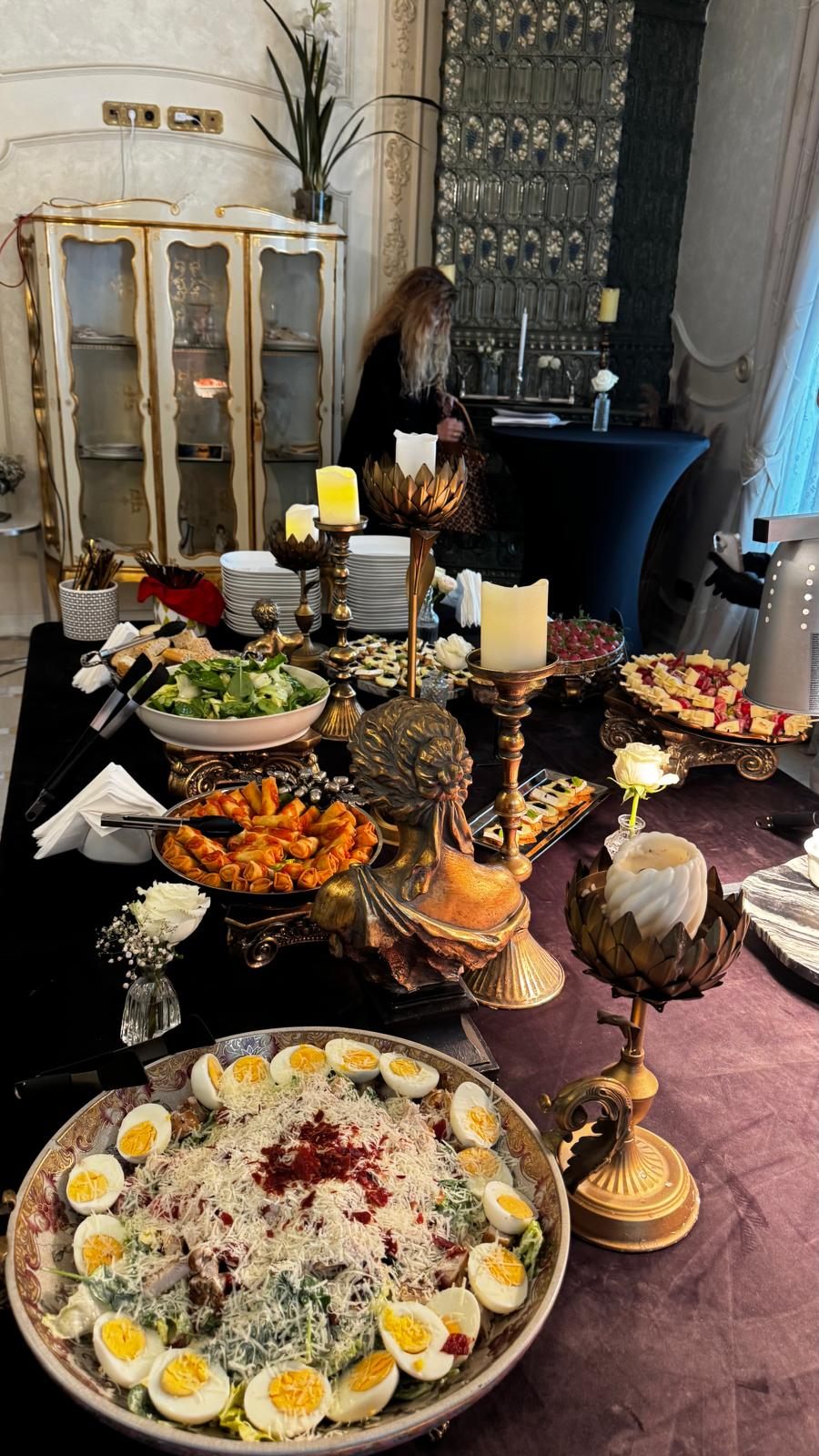 Bufet experienta culinara eveniment palatul noblesse — Palatul Noblesse