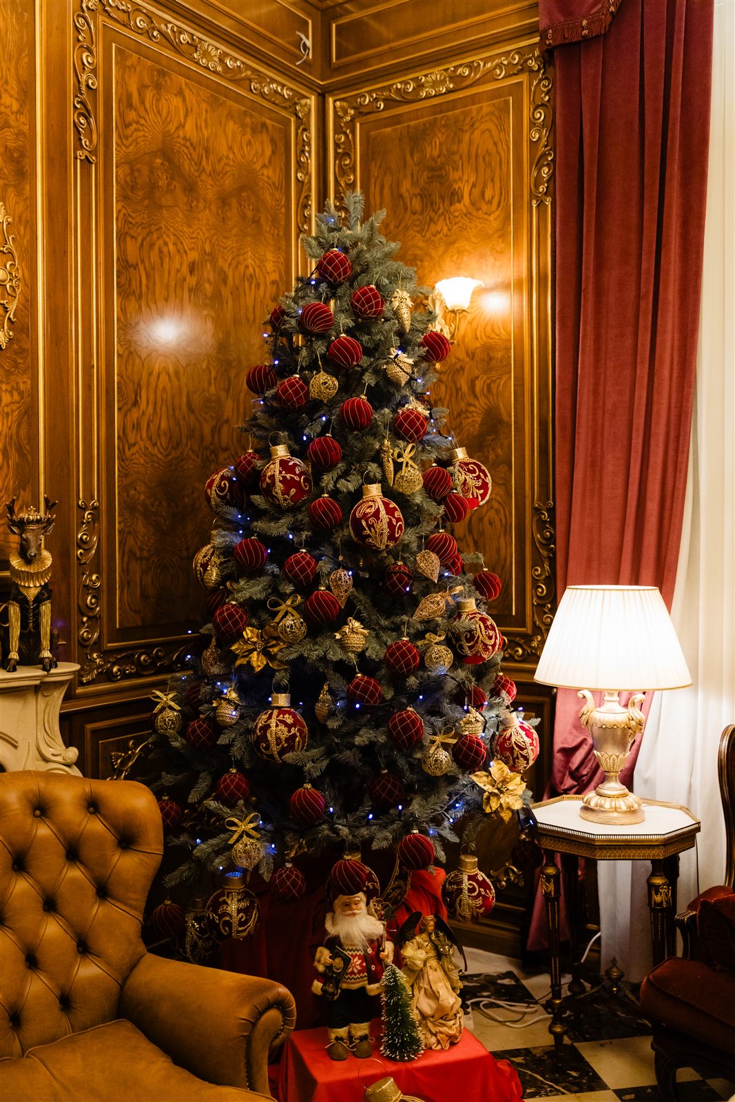 Salonul Regent amenajat ca lounge de iarnă la Palatul Noblesse