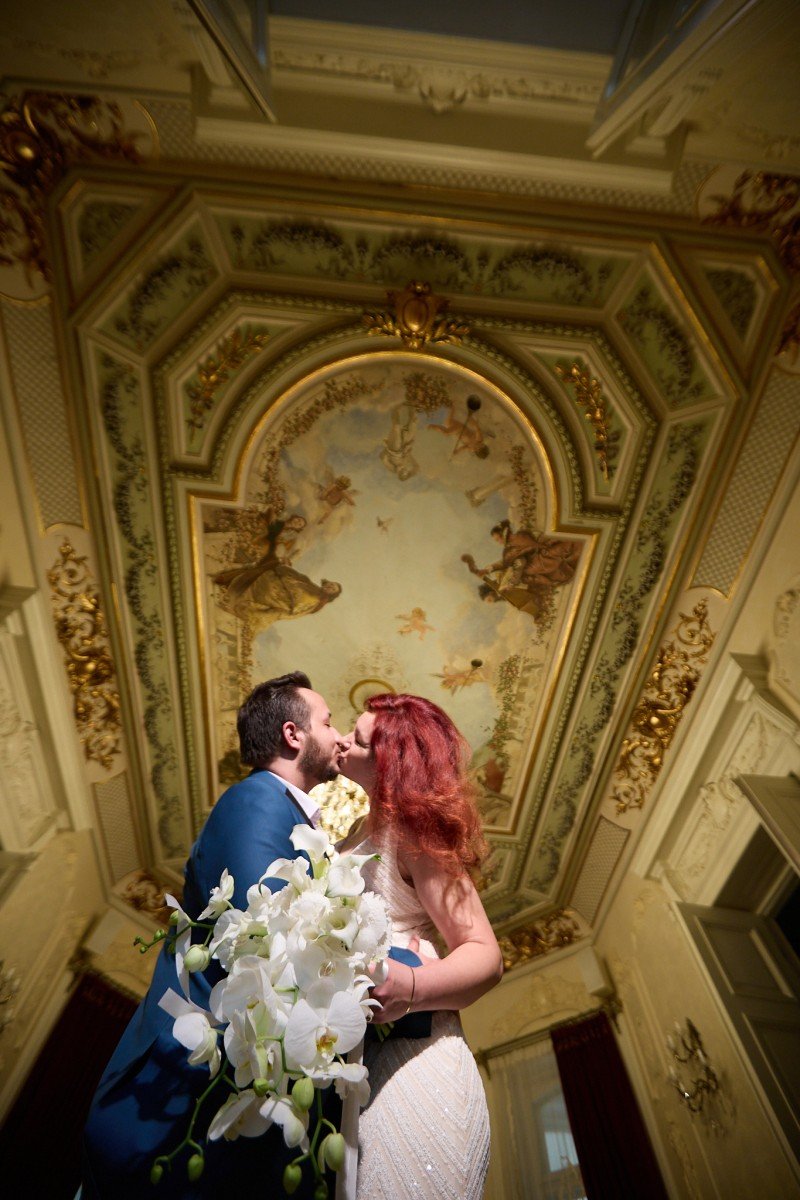 Shooting de cununie Alina & Mihai la Palatul Noblesse – eleganță, emoție și romantism