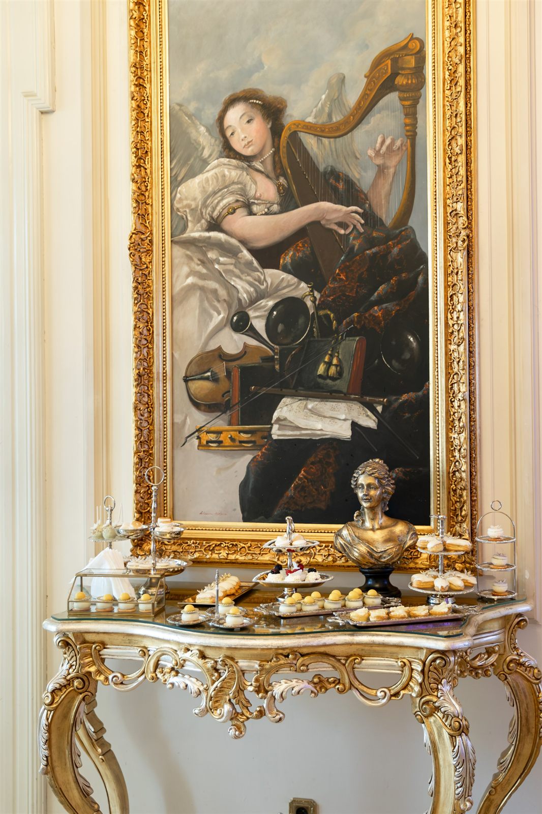 Candy bar cu deserturi la o cununie — Palatul Noblesse