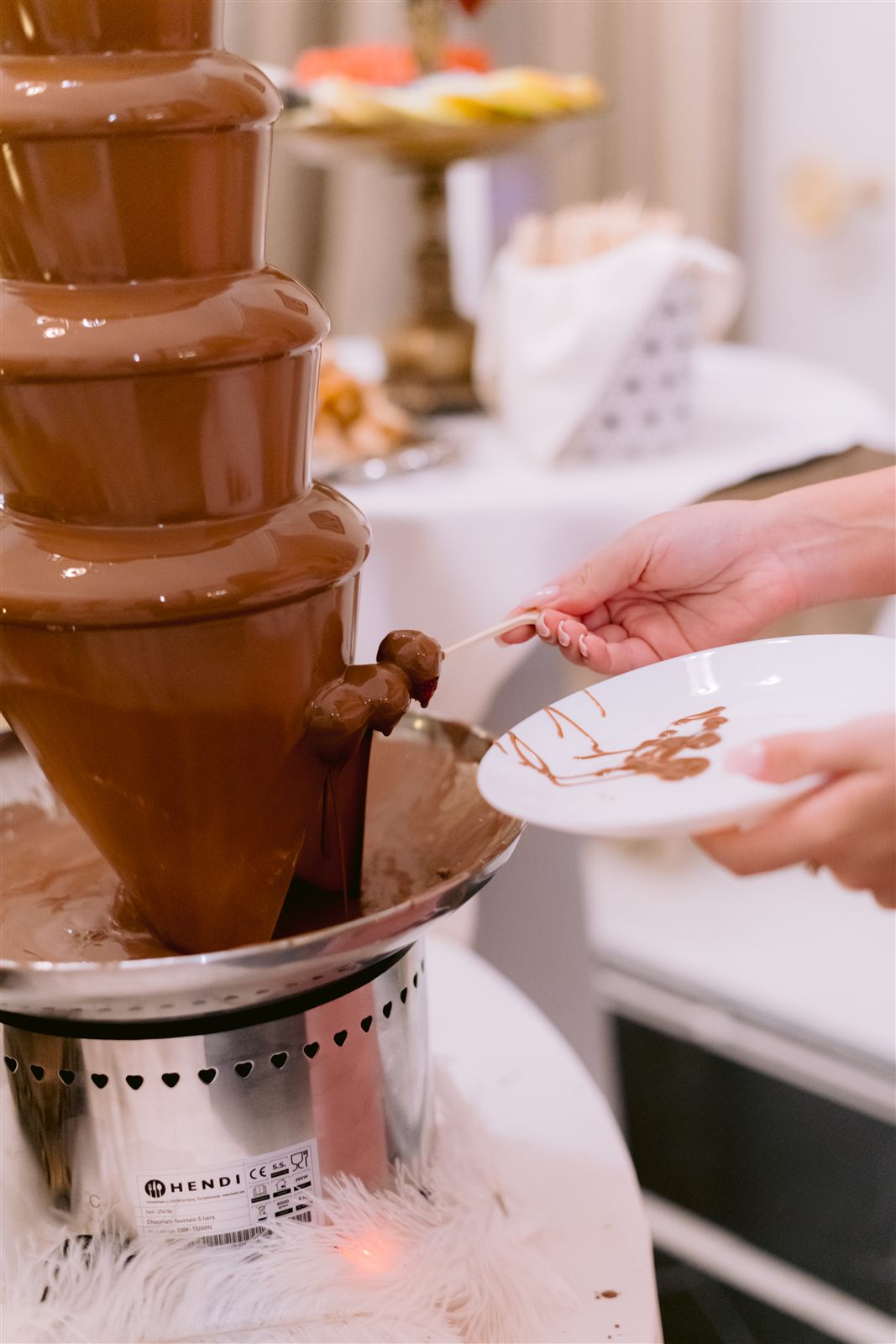 Desert bar cu fructe la nunta de la Palatul Noblesse