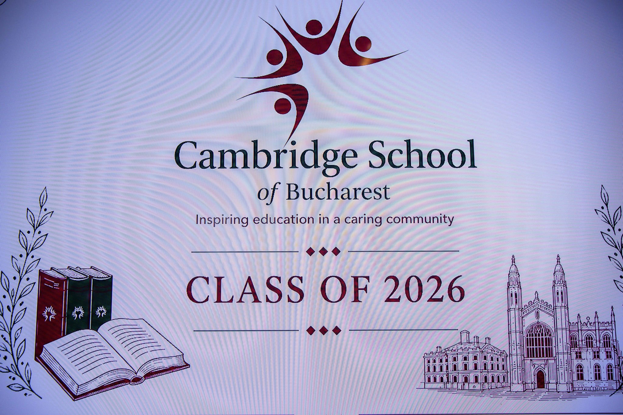 Cambridge School of Bucharest Class of 2026 — banchet clasa a 8-a Palatul Noblesse București