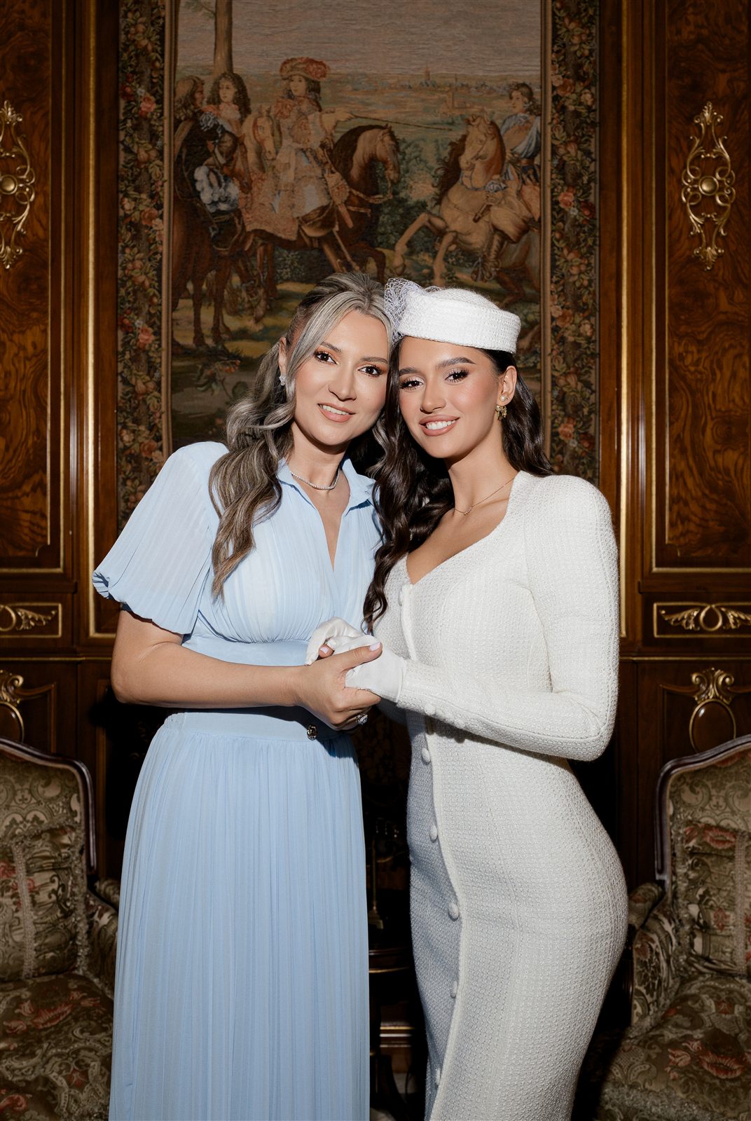 Fotografie de familie la ședința foto de nuntă — Palatul Noblesse