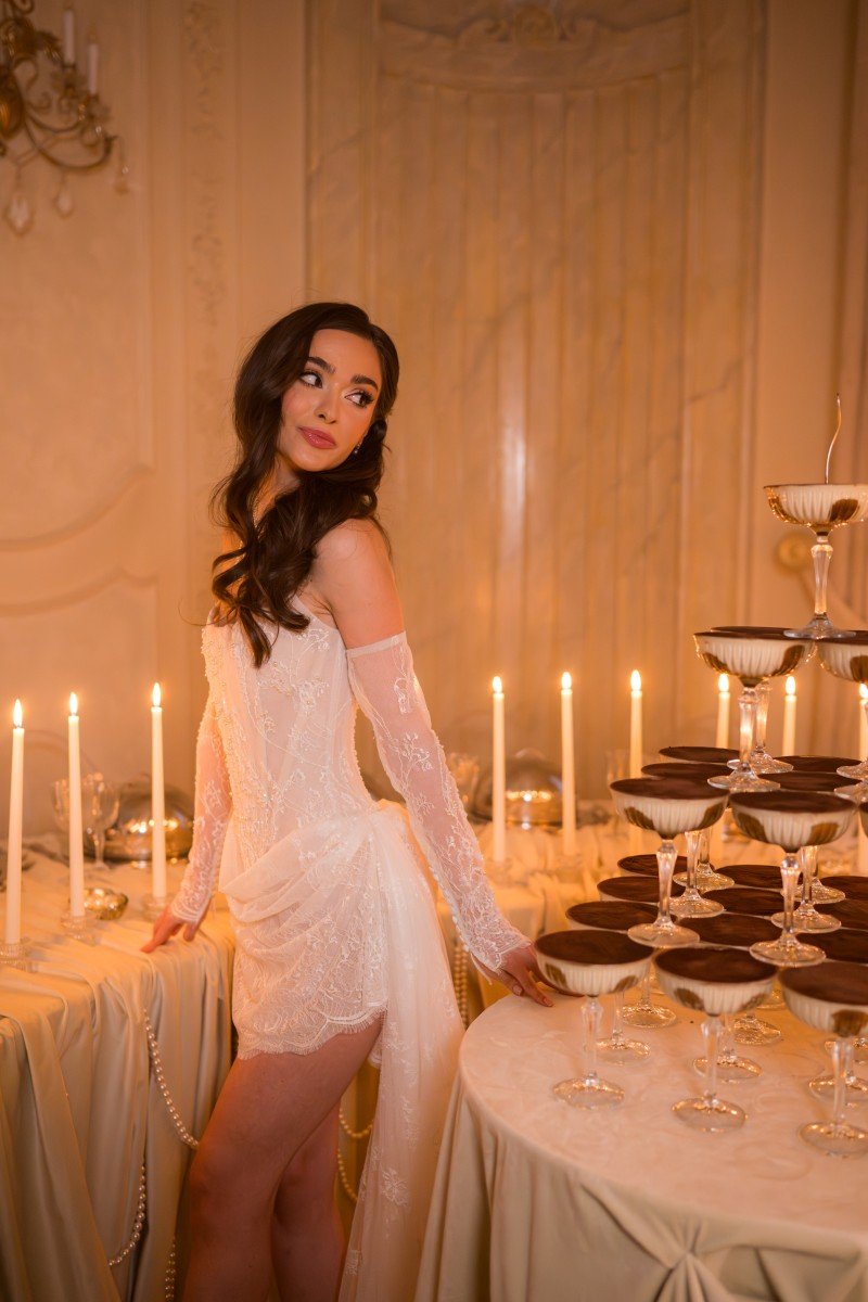 Tematică de nuntă Dramatic Candlelight la Palatul Noblesse – eleganță cinematică în lumina a sute de lumânări - Palatul Noblesse