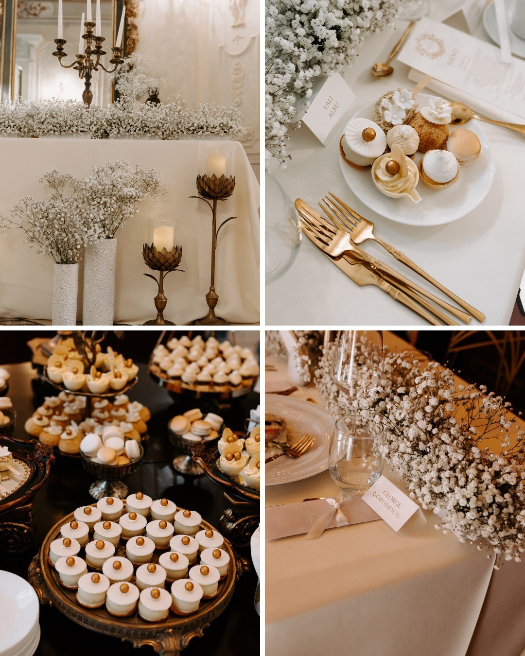 Candy Bar Nuntă – Experiență dulce elegantă la Palatul Noblesse - Palatul Noblesse