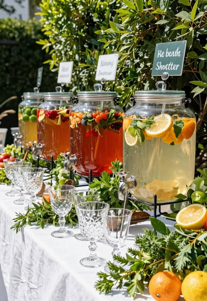 Bar de limonadă la Palatul Noblesse – prospețimea care aduce echilibru și rafinament unui eveniment