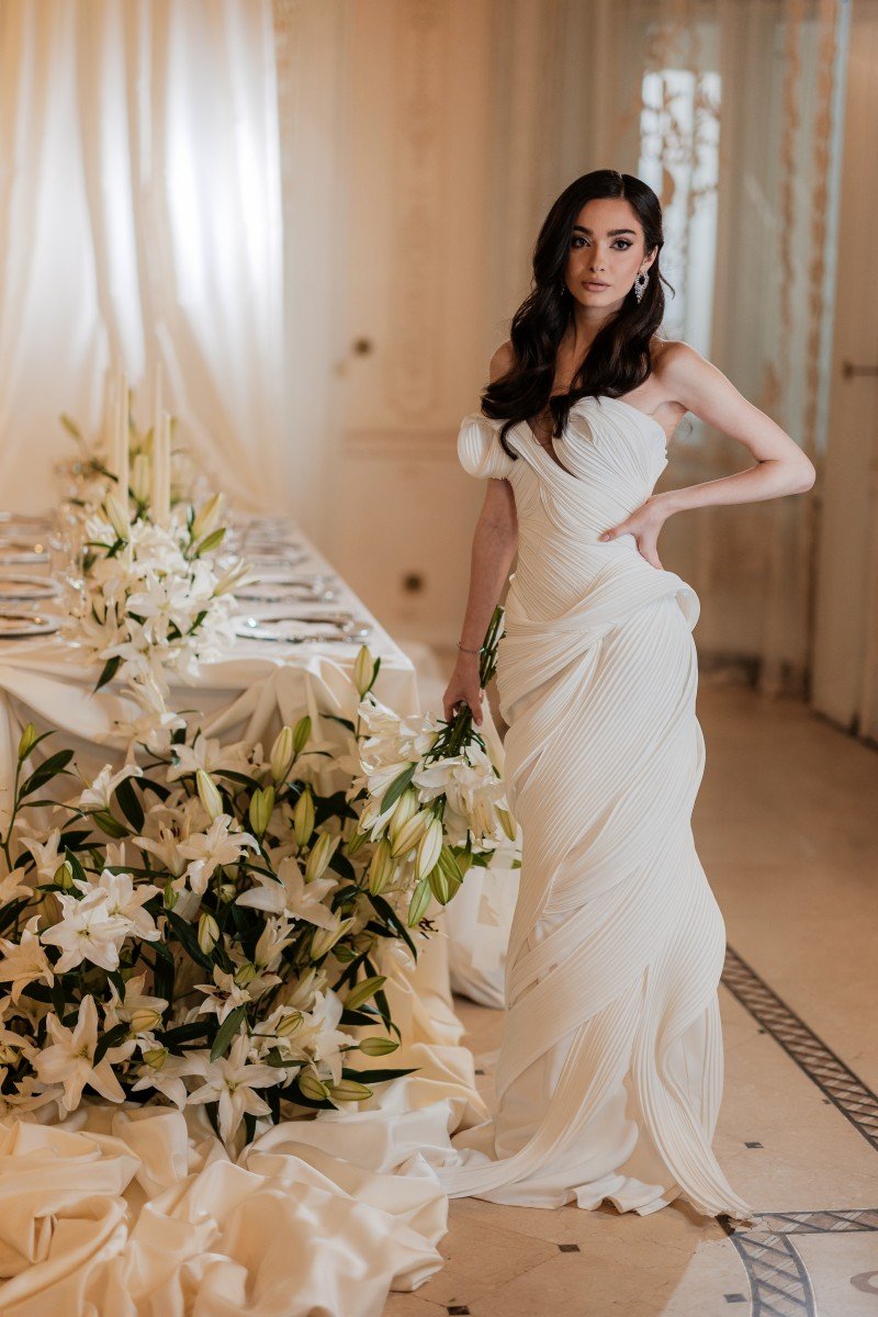 Tematică de nuntă White Lilies la Palatul Noblesse – eleganță pură, rafinament și frumusețe atemporală - Palatul Noblesse