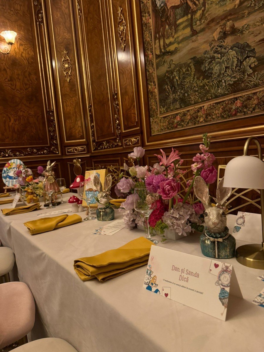 Tematică de botez Alice în Țara Minunilor la Palatul Noblesse - Palatul Noblesse