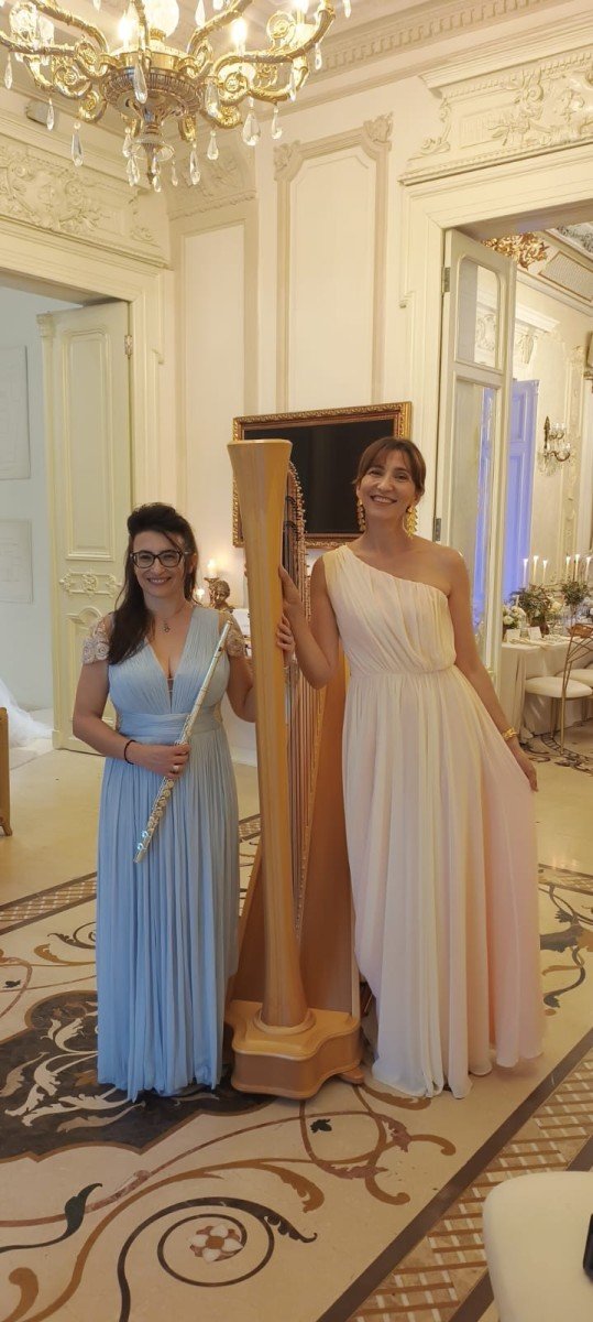 Moment live de harpă la Palatul Noblesse – eleganța care se simte în fiecare notă - Palatul Noblesse