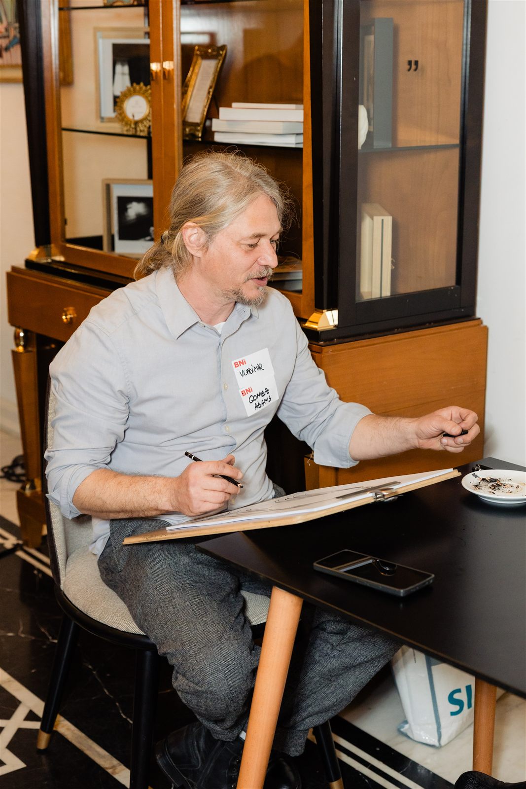 Caricaturist la un eveniment privat — Palatul Noblesse București